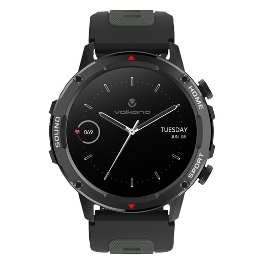 Volkano Black Fit Power Smart Watch
