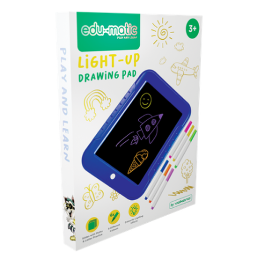 Edu-Matic Kids Light-Up Drawing Pad